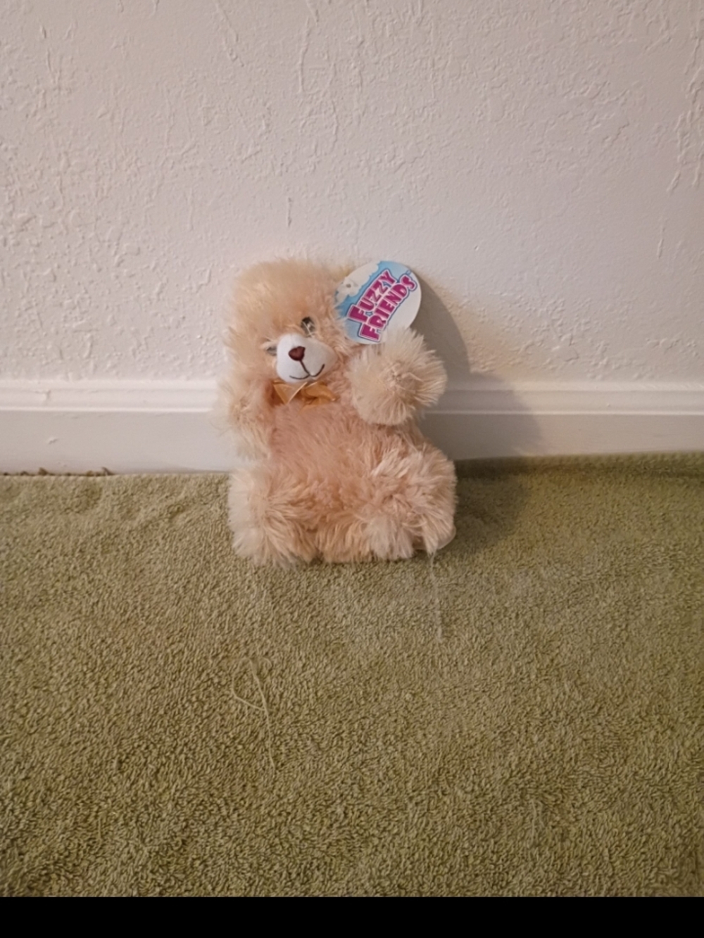 "Fuzzy Friends" plush teddy bear stuffed animal. New with tags.